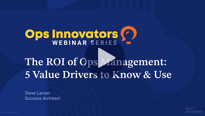 The ROI of Ops Management: 5 Value Drivers to Know and Use