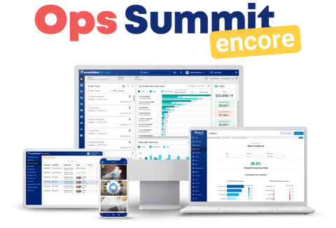 Crunchtime OpsSummit Encore logo with devices 
