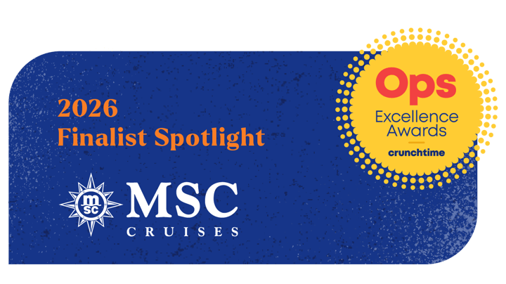 Ops Excellence Awards Spotlight Series: MSC Cruises