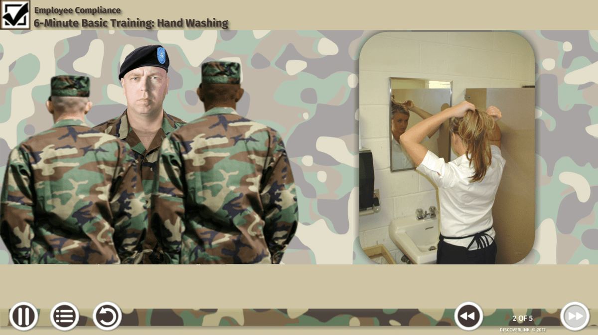 6-Minute Basic Training - Hand Washing e-learning course 4-min