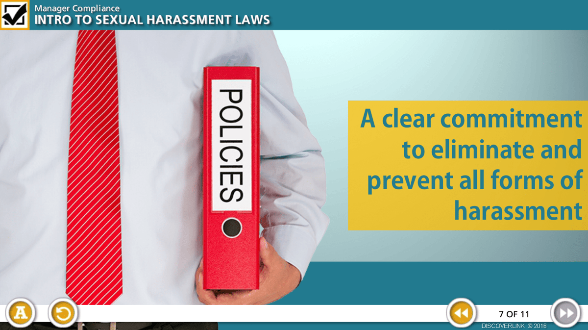 Intro to Sexual Harassment Laws e-learning course-min