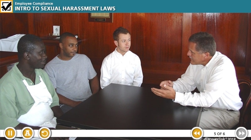 Intro to Sexual Harassment Laws for Employees table men 800-min