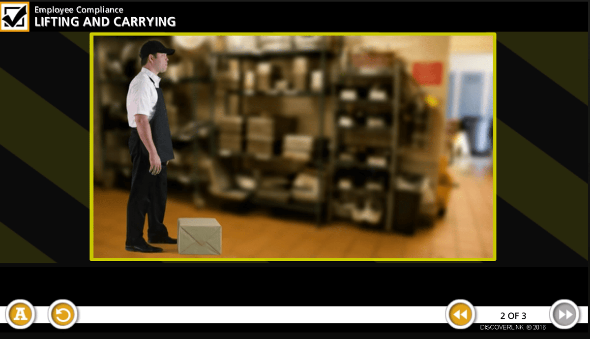 OSHA Lifting and Carrying e-learning course2-min