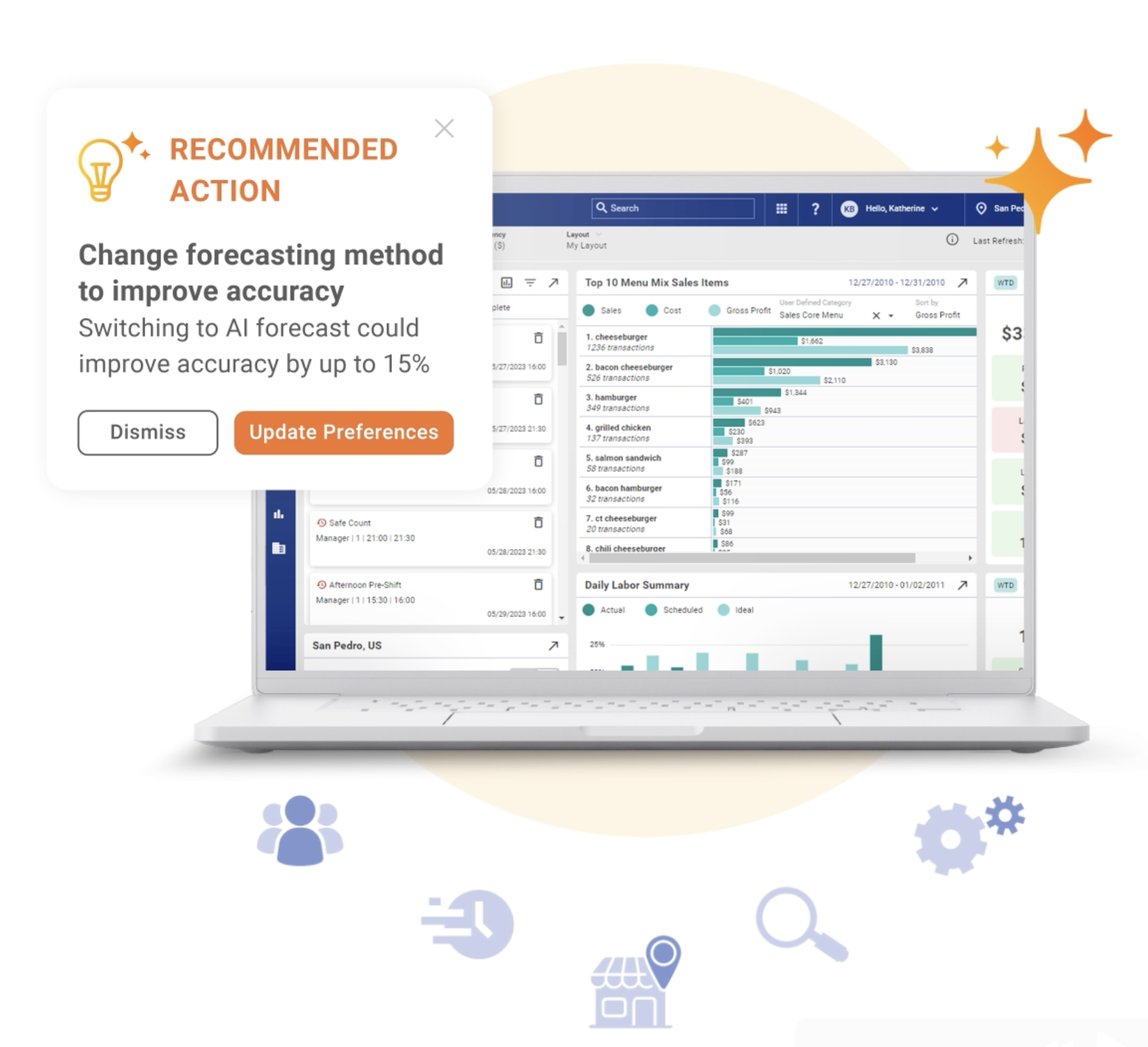 Recommended Actions_Crunchtime platform