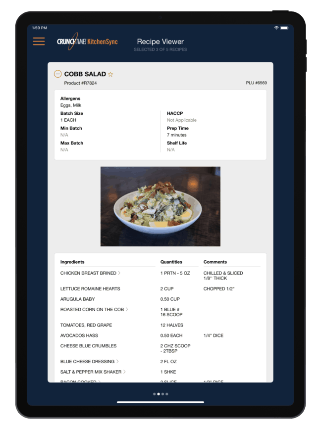 No more paper, Recipe Viewer is here!