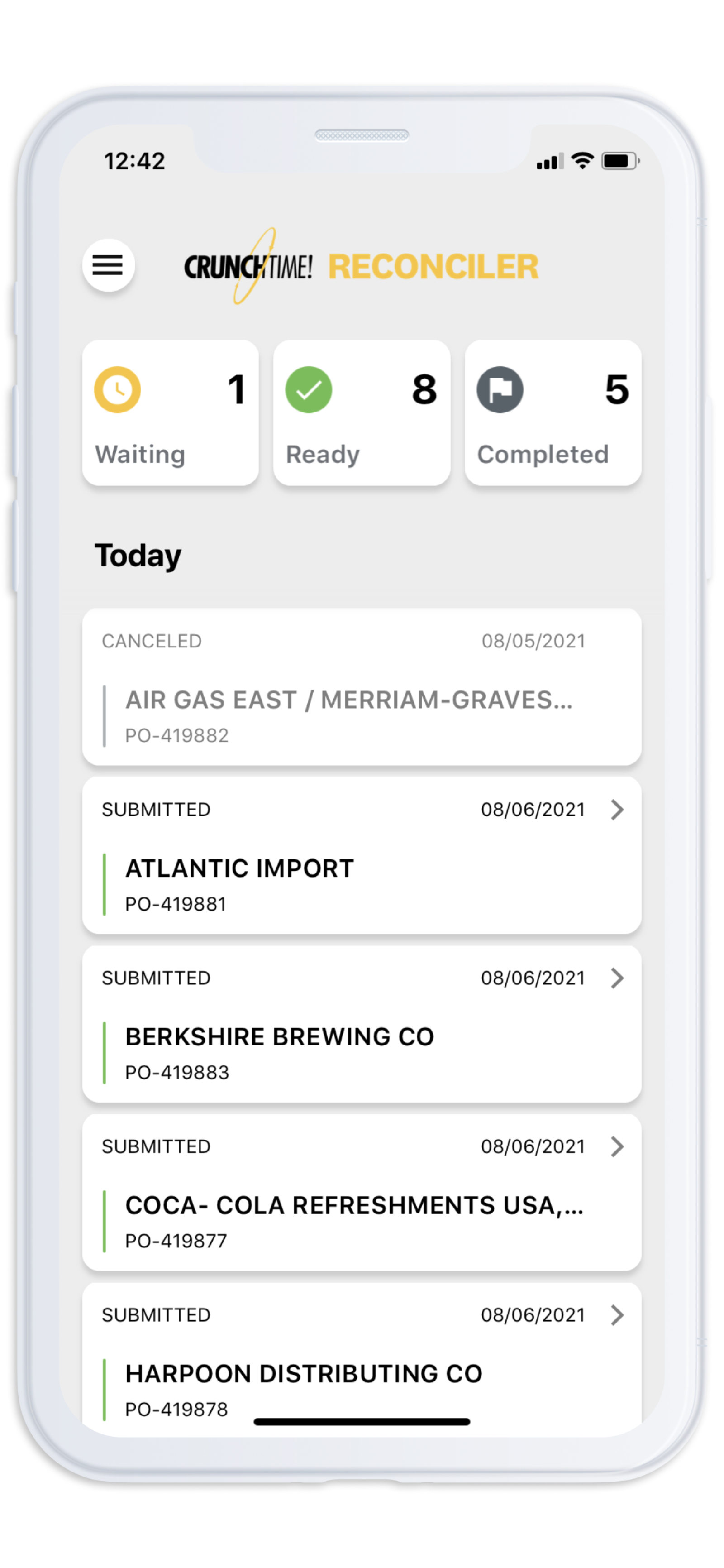 Restaurant Vendor Order and Invoice Mobile App