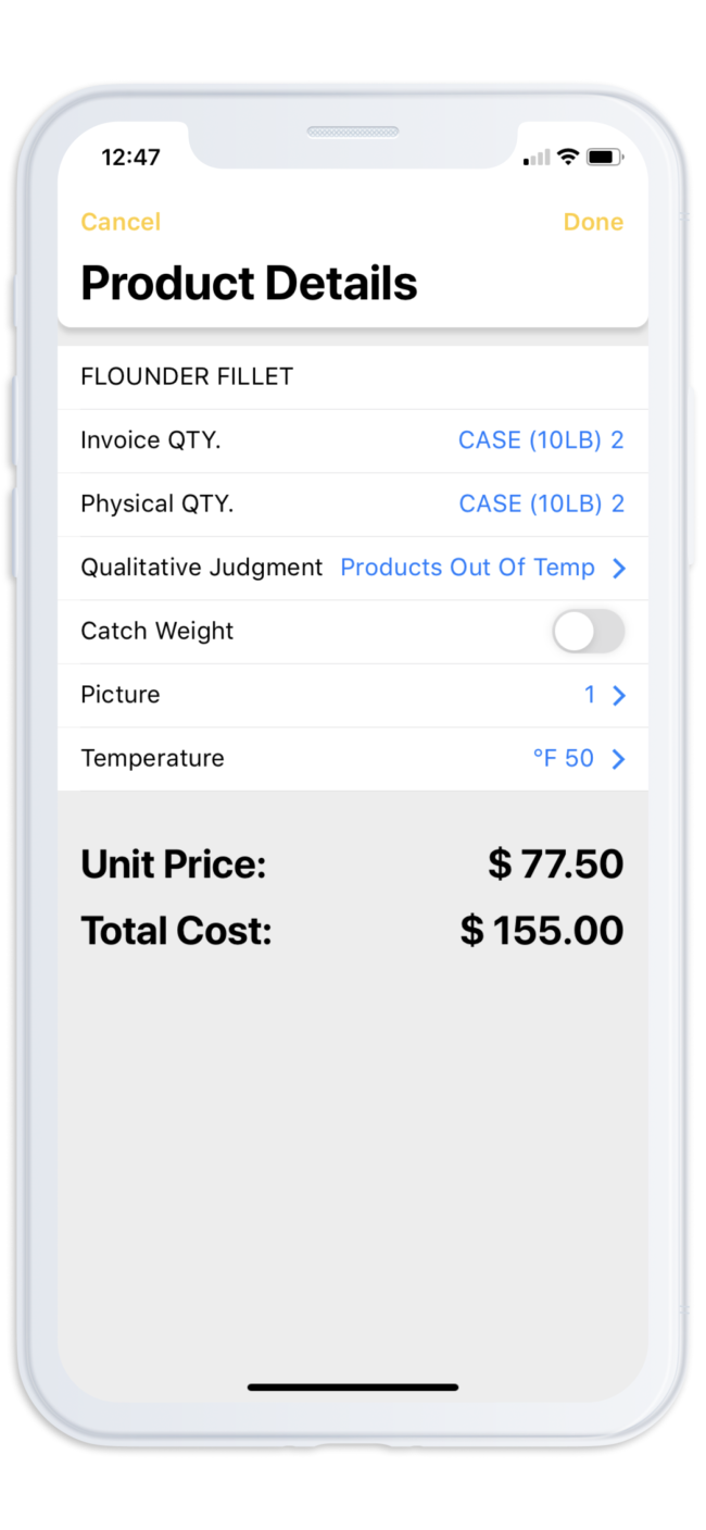 Attach qualitative judgements, pictures, or temperatures