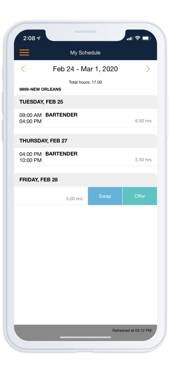 Teamworx - Restaurant Employee Scheduling App