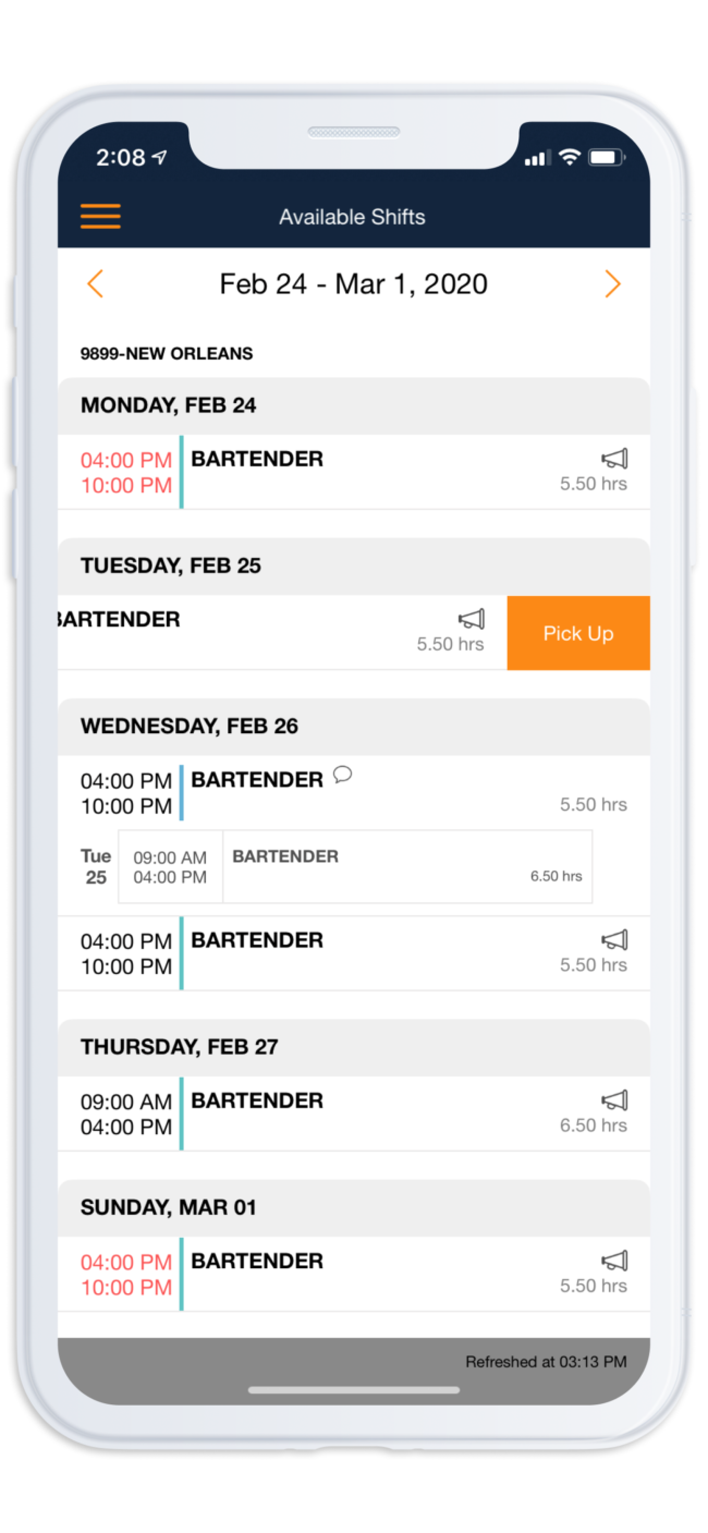 Labor Mangement Shift Swapping Mobile Software