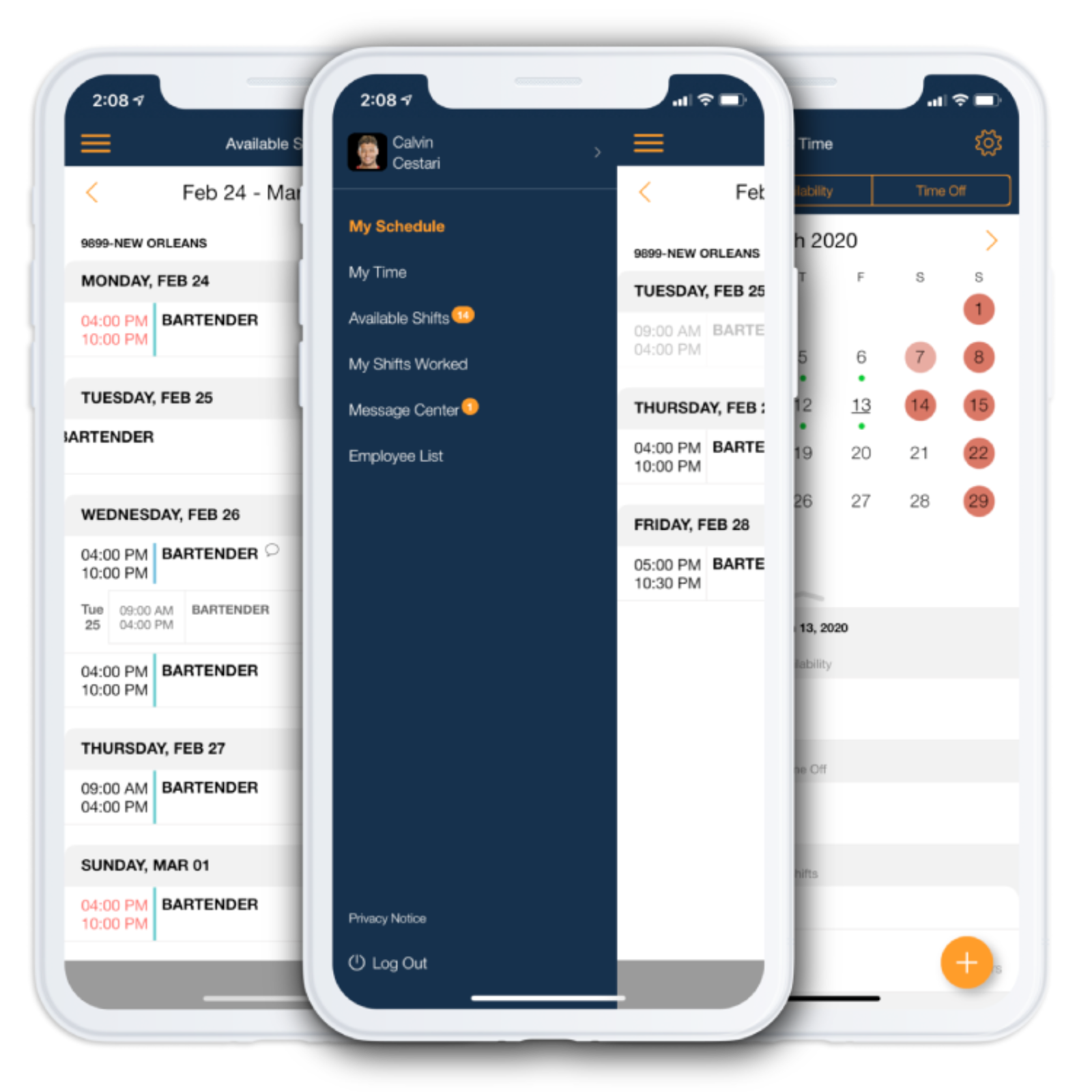 Restaurant Shift Scheduling Mobile App