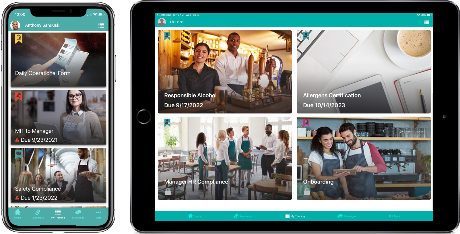 Training on Demand Mobile Application Phone and Tablet