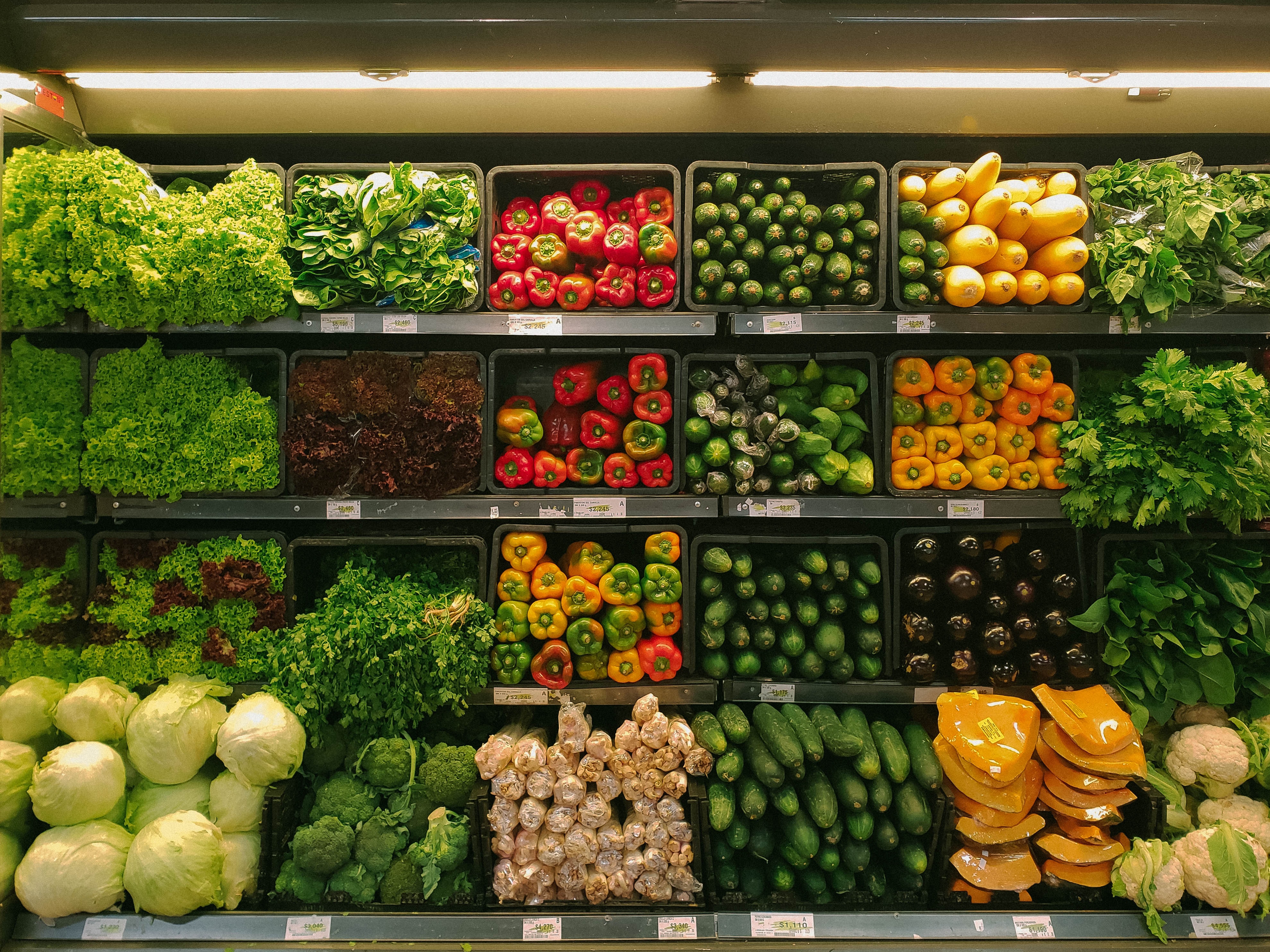 Vegetable inventory 